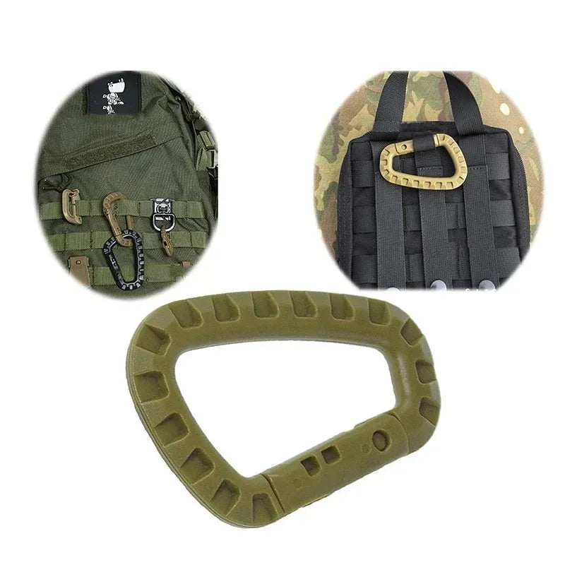 Taktischer D-Ring-Karabiner mit Schnellverschluss