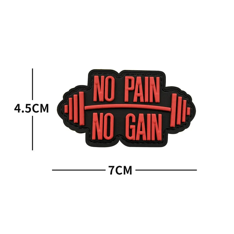 PVC-Fitness-Patches für Rucksack und Ausrüstung