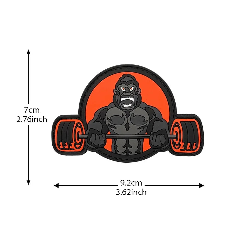 PVC-Fitness-Patches für Rucksack und Ausrüstung