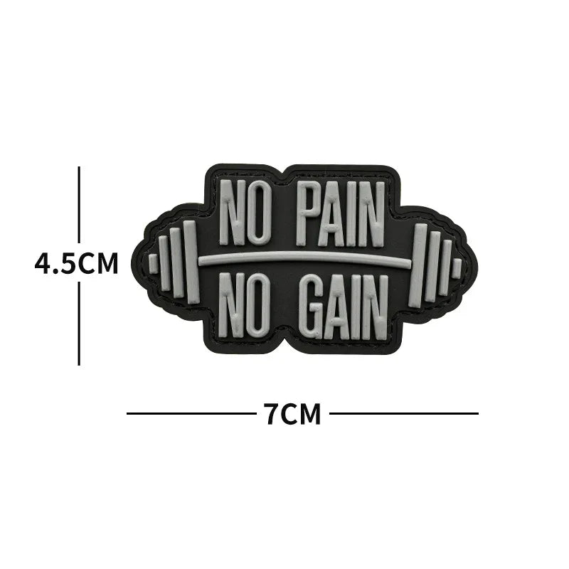 PVC-Fitness-Patches für Rucksack und Ausrüstung