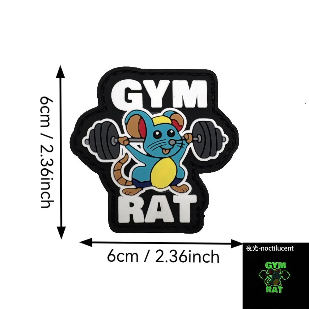 PVC-Fitness-Patches für Rucksack und Ausrüstung