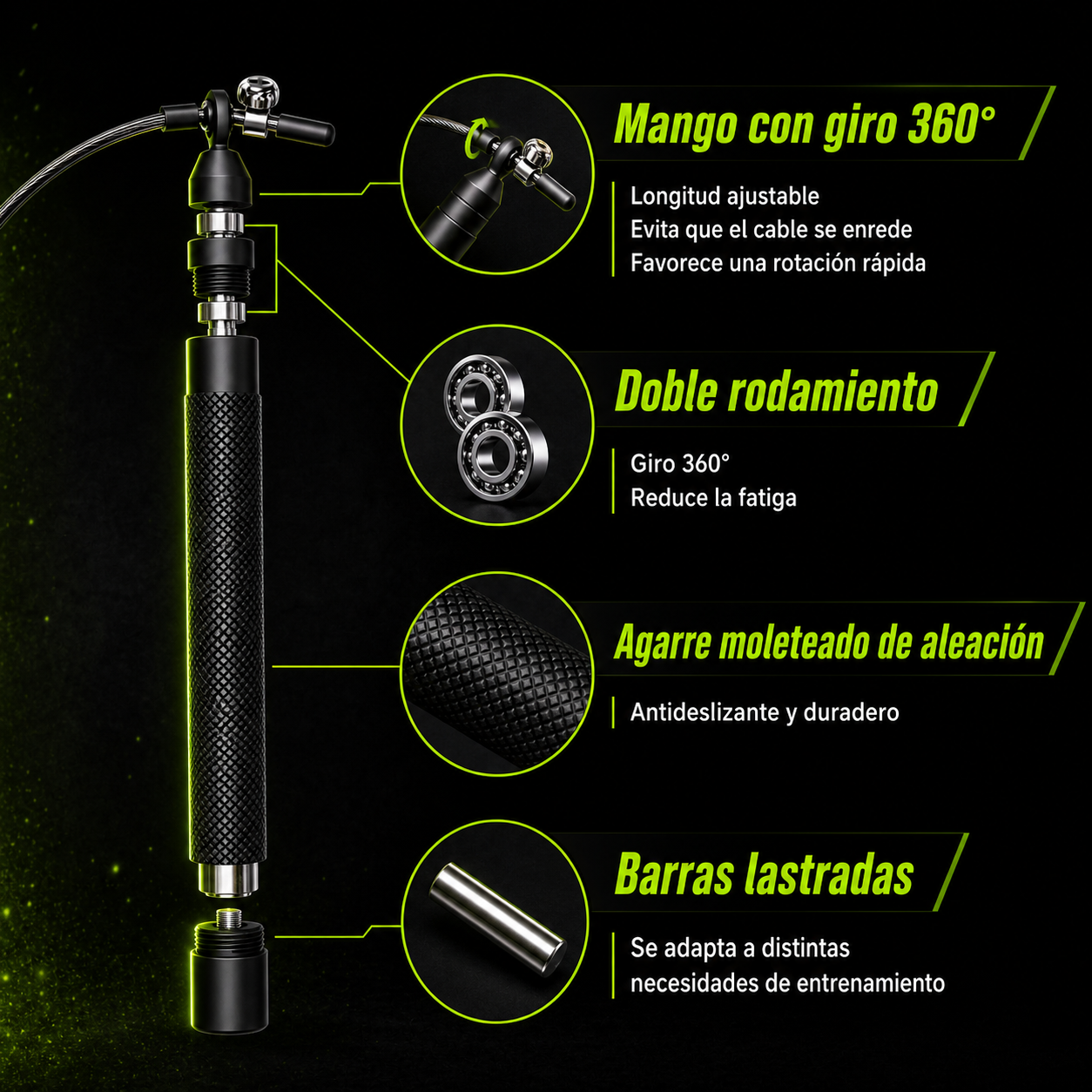 Comba Lastrada Fitness para Entrenamiento Funcional