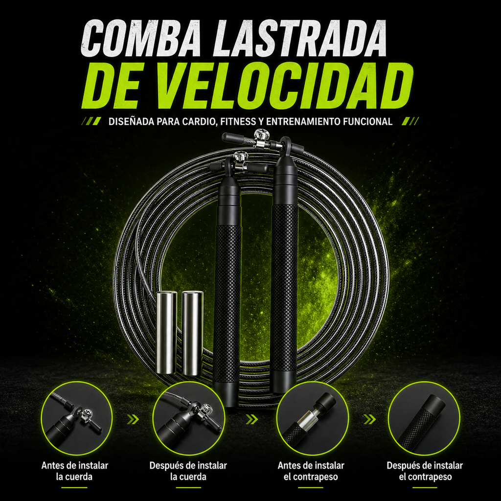 Comba Lastrada Fitness para Entrenamiento Funcional