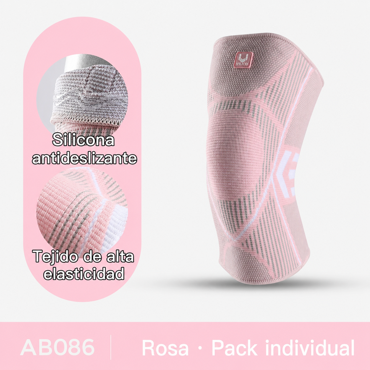 Professionelle, rutschfeste Kompressions-Kniebandage