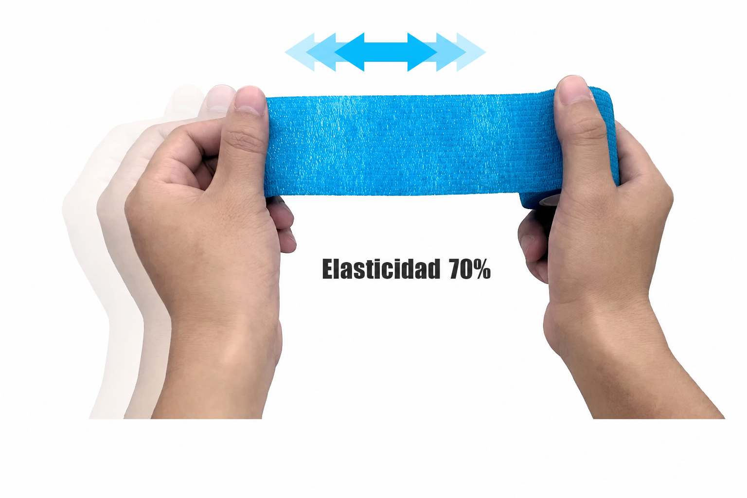 Elastischer Schutzverband, weich und atmungsaktiv.