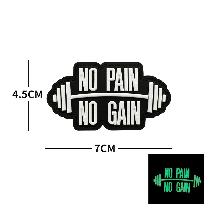 PVC-Fitness-Patches für Rucksack und Ausrüstung