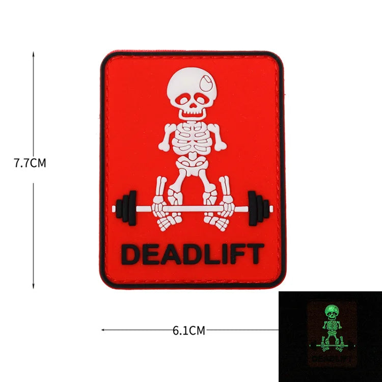 PVC-Fitness-Patches für Rucksack und Ausrüstung
